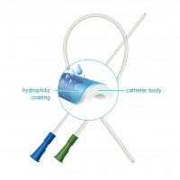 PVC Nelaton Catheters with hydrophilic coating